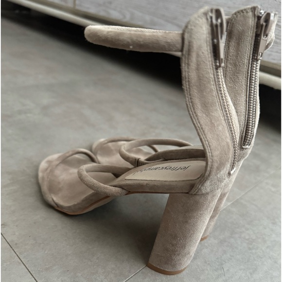 Jeffery Campbell Taupe Suede Heels - Picture 4 of 4